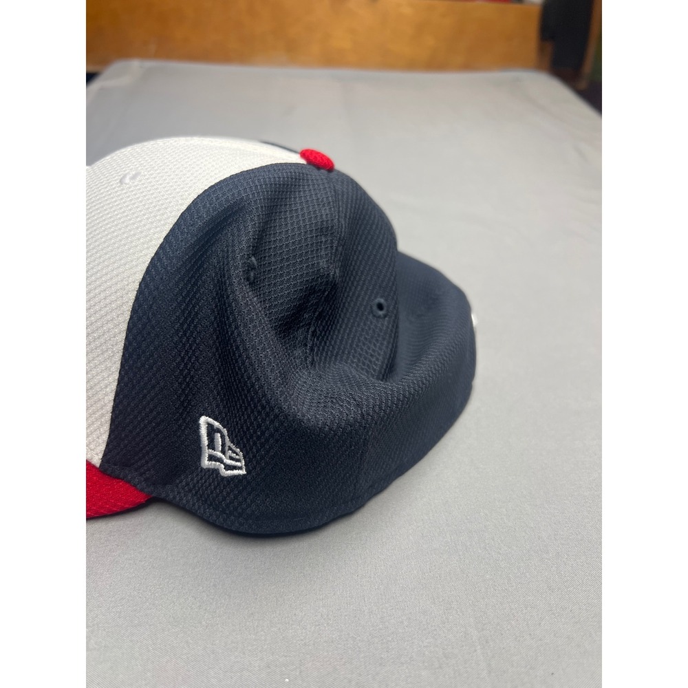 New Era 59FIFTYMinnesota Twins Hat Mens Size 8 MLB Authentic Collection Navy Red - Picture 2 of 3